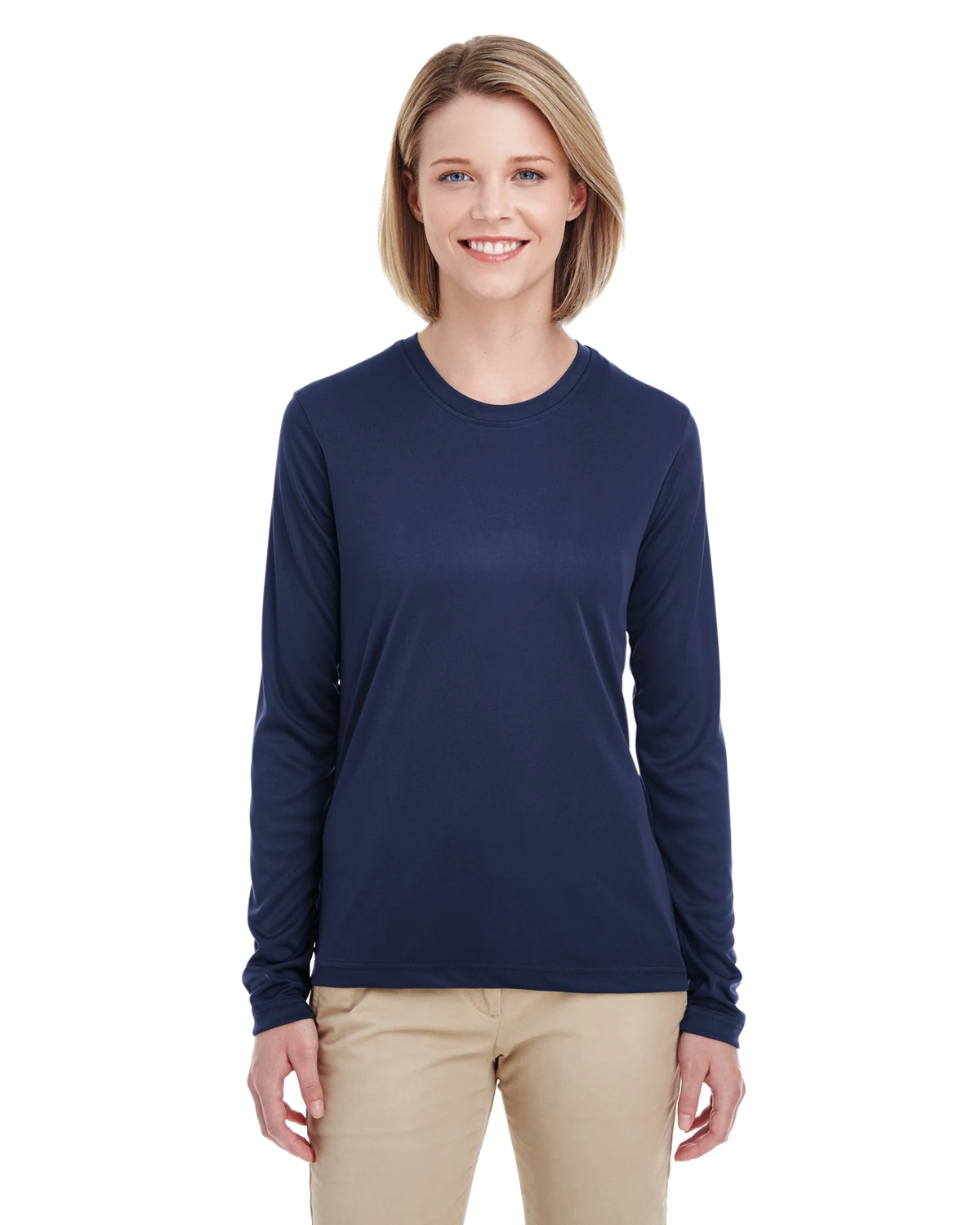 Ladies' Cool & Dry Performance Long-Sleeve Top 15 Ladies' Cool & Dry Performance Long-Sleeve Top - Image 13
