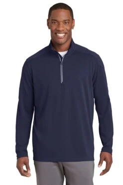 Sport-Wick Textured 1/4-Zip Pullover -Jiffyshirts Sales Store 00231ab66a3c78