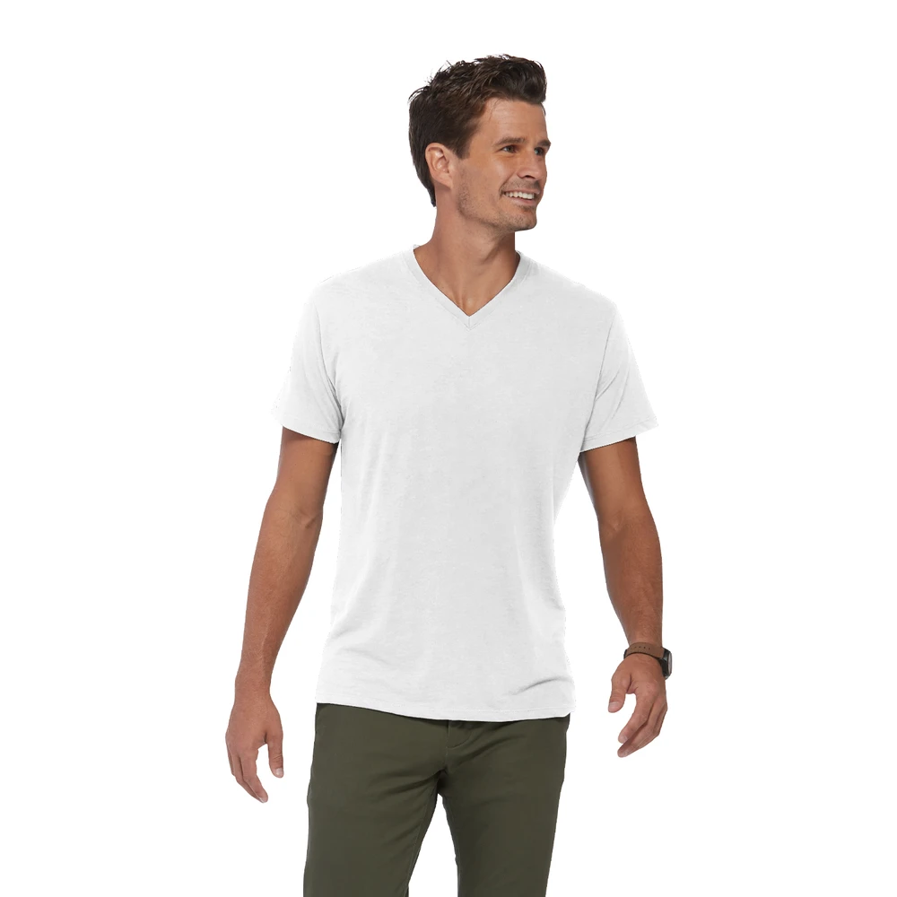 Platinum Adult Unisex CVC Short Sleeve V-Neck Tee 8 Platinum Adult Unisex CVC Short Sleeve V-Neck Tee - Image 6