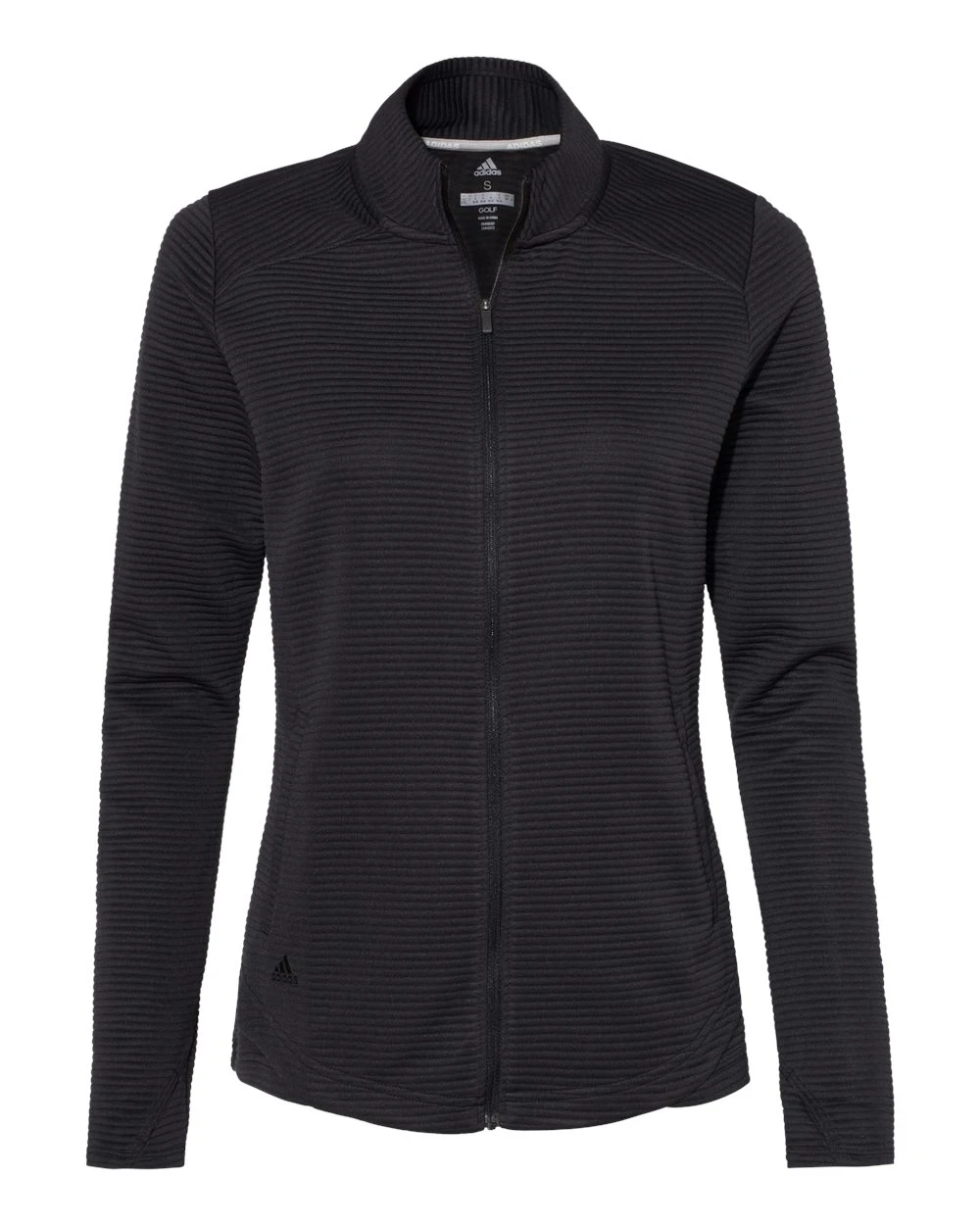 ADIDAS Women's Textured Full-Zip Jacket 7 ADIDAS Women's Textured Full-Zip Jacket - Image 5