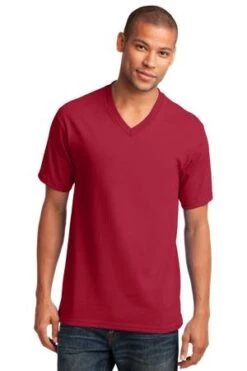 Adult Unisex Core Cotton V-Neck Tee -Jiffyshirts Sales Store 01a73955f58a9e