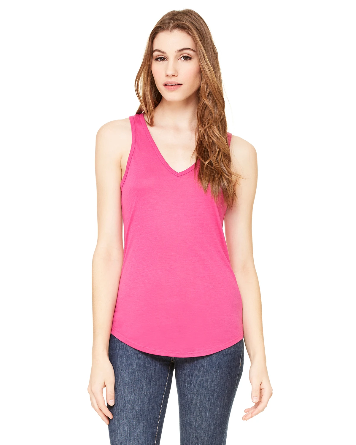Ladies' Flowy V-Neck Tank 15 Ladies' Flowy V-Neck Tank - Image 13
