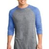 District Unisex Microburn 3/4-Sleeve Raglan Tee 1 District Unisex Microburn 3/4-Sleeve Raglan Tee -Jiffyshirts Sales Store 0260d97c7d0347