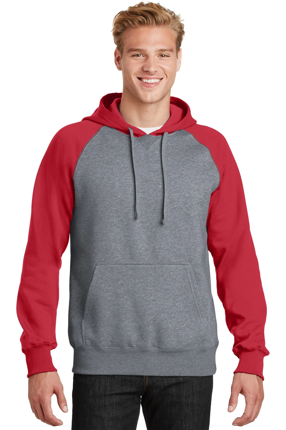 Raglan Colorblock Pullover Hooded Sweatshirt 10 Raglan Colorblock Pullover Hooded Sweatshirt - Image 8