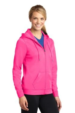 Ladies Sport-Wick Fleece Full-Zip Hooded Jacket 11 Ladies Sport-Wick Fleece Full-Zip Hooded Jacket -Jiffyshirts Sales Store 041a44be1e5cf7