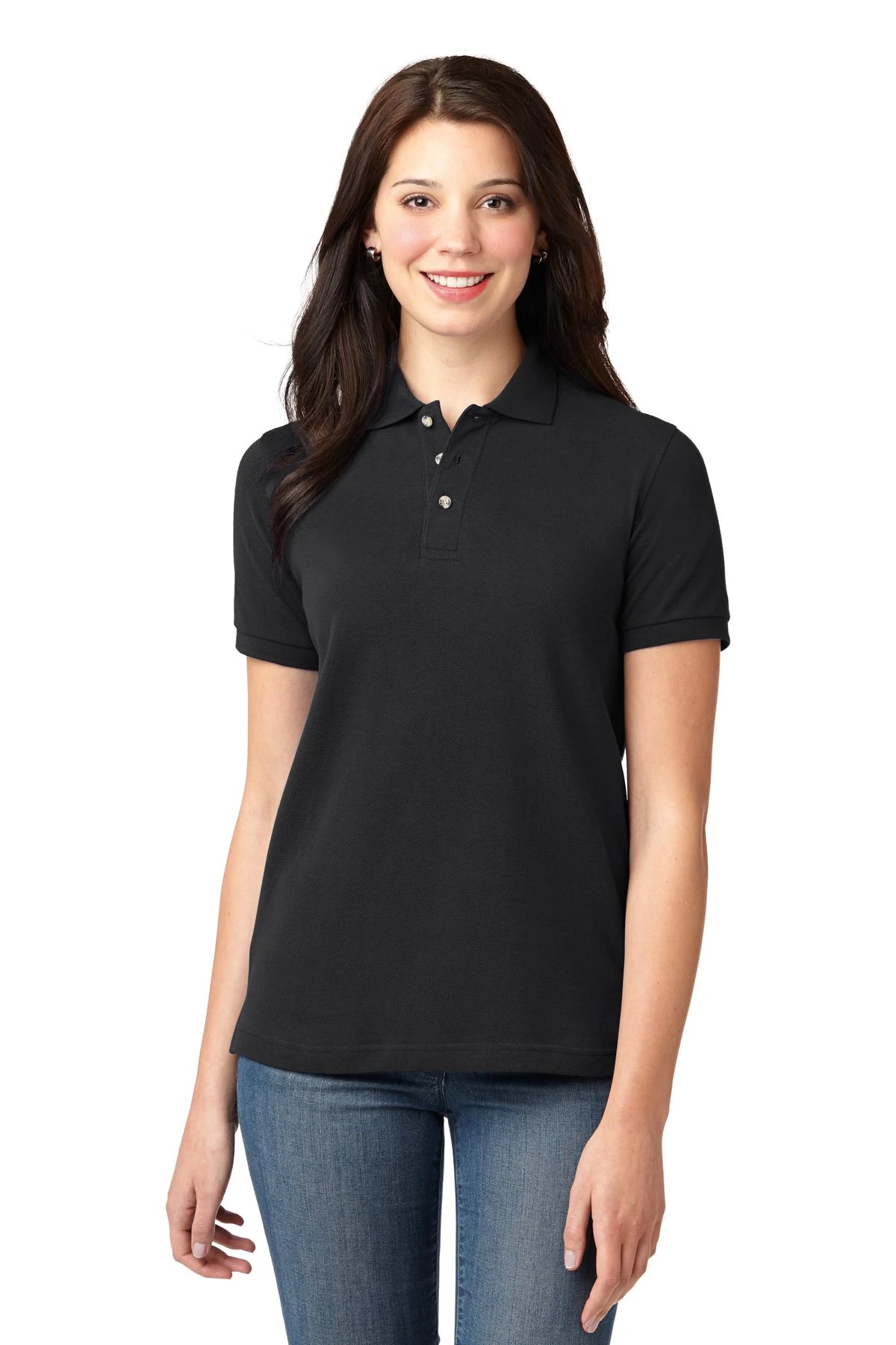 Ladies Heavyweight Cotton Pique Polo 6 Ladies Heavyweight Cotton Pique Polo - Image 4