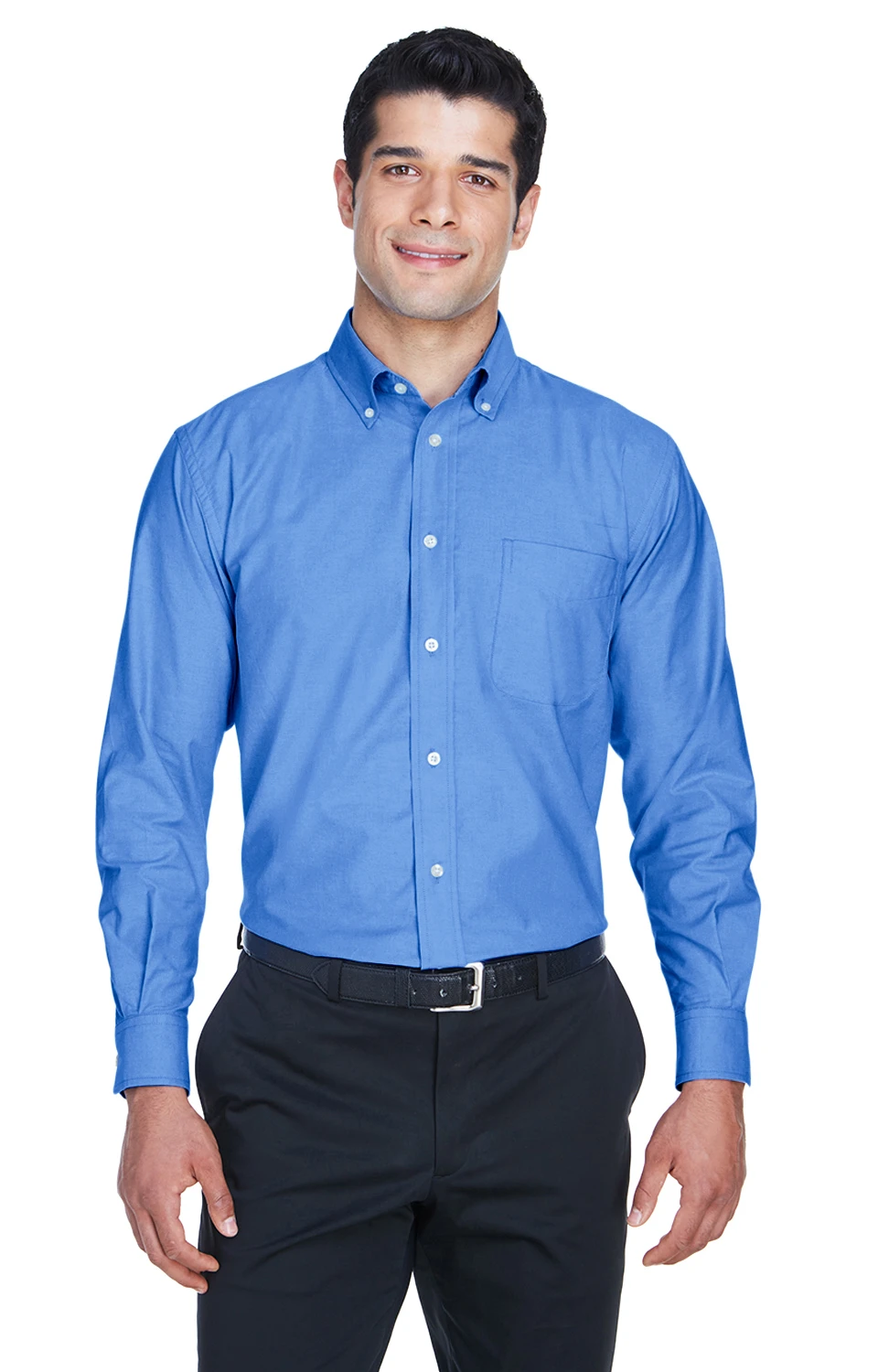 Men's Long-Sleeve Oxford With Stain-Release 3 Men's Long-Sleeve Oxford With Stain-Release