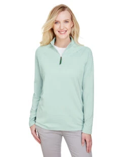 CrownLux Performance™ Ladies' Clubhouse Micro-Stripe Quarter-Zip 16 CrownLux Performance™ Ladies' Clubhouse Micro-Stripe Quarter-Zip -Jiffyshirts Sales Store 0534c4b537493e