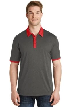 Men's Heather Contender Contrast Polo 14 Men's Heather Contender Contrast Polo -Jiffyshirts Sales Store 065424022d9b86