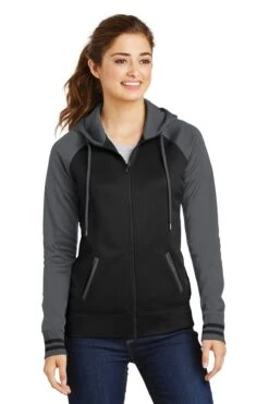 Ladies Sport-Wick Varsity Fleece Full-Zip Hooded Jacket 15 Ladies Sport-Wick Varsity Fleece Full-Zip Hooded Jacket -Jiffyshirts Sales Store 068c1fb3b971bc