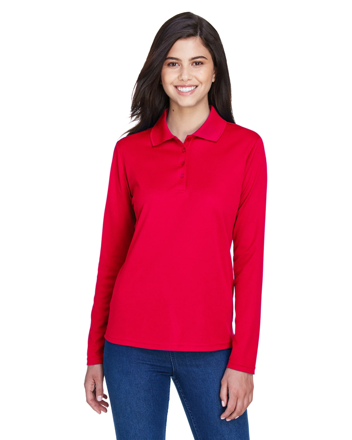 Ladies' Pinnacle Performance Long-Sleeve Piqué Polo 9 Ladies' Pinnacle Performance Long-Sleeve Piqué Polo - Image 7