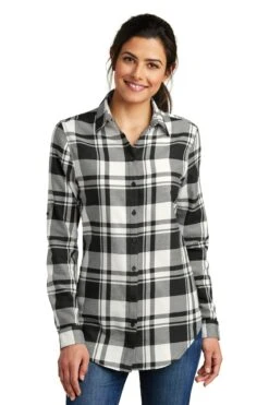 Ladies Plaid Flannel Tunic 9 Ladies Plaid Flannel Tunic -Jiffyshirts Sales Store 06b084da3b306c