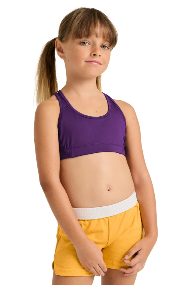 Girls Mid Impact Bra 3 Girls Mid Impact Bra
