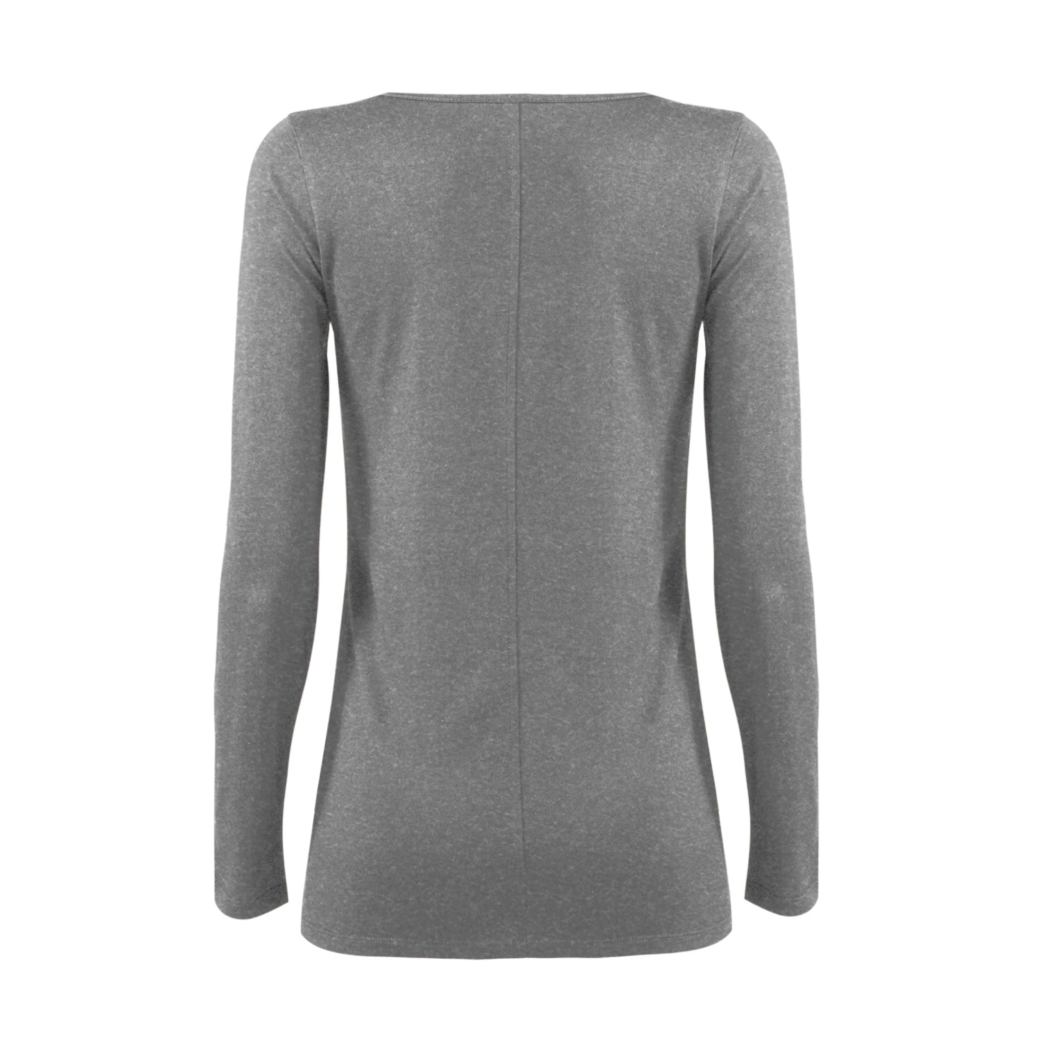Platinum Ladies CVC Long Sleeve Scoop Neck Tee 5 Platinum Ladies CVC Long Sleeve Scoop Neck Tee - Image 3