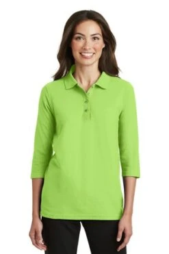 Ladies Silk Touch 3/4-Sleeve Polo 17 Ladies Silk Touch 3/4-Sleeve Polo -Jiffyshirts Sales Store 073d1ad14c758e