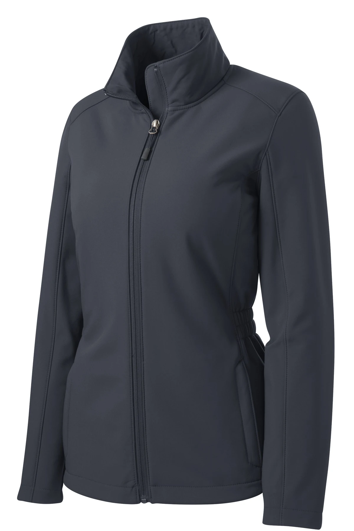 Ladies Cinch-Waist Soft Shell Jacket 4 Ladies Cinch-Waist Soft Shell Jacket - Image 2
