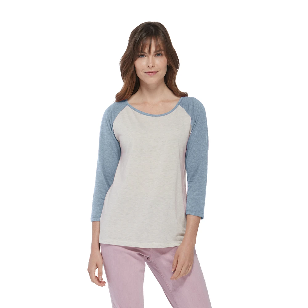 Platinum Ladies Tri-Blend 3/4 Sleeve Raglan Tee 14 Platinum Ladies Tri-Blend 3/4 Sleeve Raglan Tee - Image 12