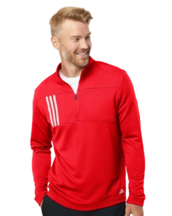 ADIDAS Adult Unisex 3-Stripes Double Knit Quarter-Zip Pullover 15 ADIDAS Adult Unisex 3-Stripes Double Knit Quarter-Zip Pullover -Jiffyshirts Sales Store 079d7627dac27c