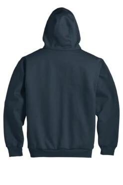 Heavyweight Full-Zip Hooded Sweatshirt With Thermal Lining -Jiffyshirts Sales Store 07b7b377d82e2b