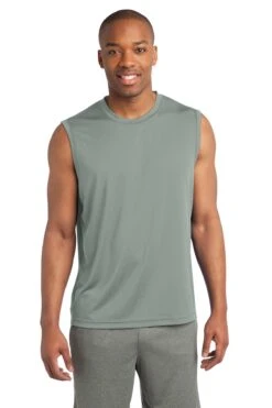 Men's Sleeveless PosiCharge Competitor Tee 19 Men's Sleeveless PosiCharge Competitor Tee -Jiffyshirts Sales Store 07b9b538850ec4