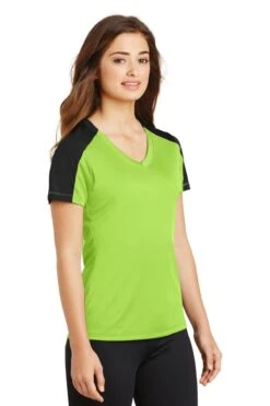 Ladies PosiCharge Competitor Sleeve-Blocked V-Neck Tee 16 Ladies PosiCharge Competitor Sleeve-Blocked V-Neck Tee -Jiffyshirts Sales Store 0802eed6f74e3e