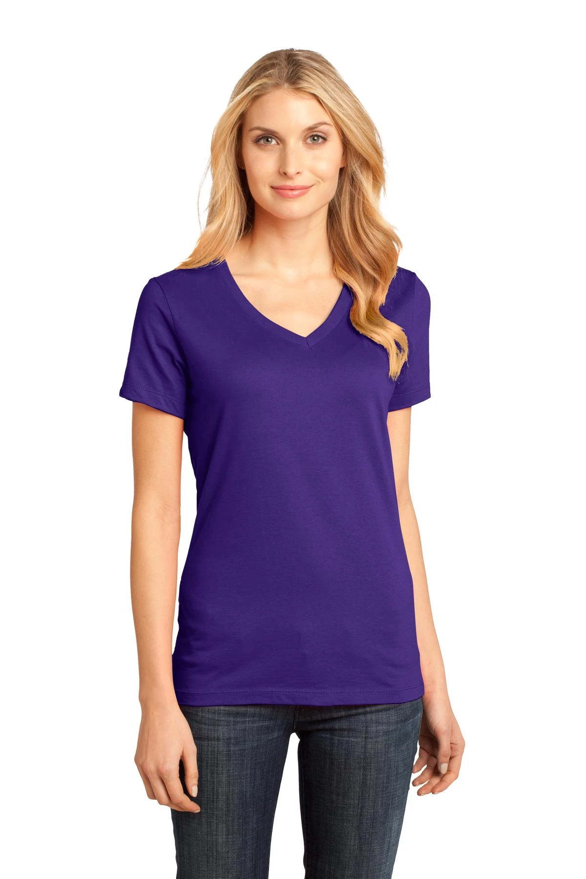 District Ladies' Perfect Weight V-Neck Tee 22 District Ladies' Perfect Weight V-Neck Tee - Image 20