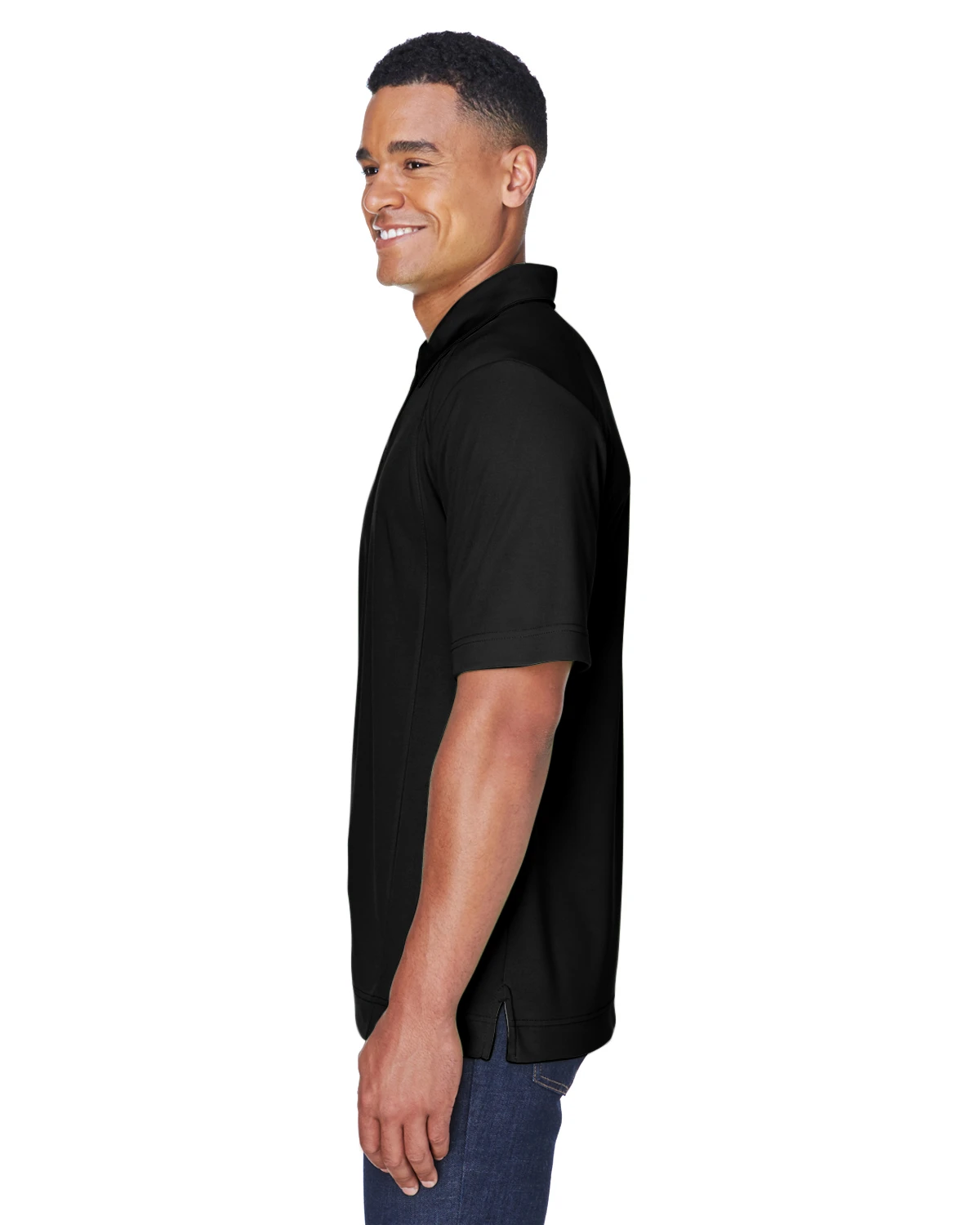 Men's Recycled Polyester Performance Piqué Polo 4 Men's Recycled Polyester Performance Piqué Polo - Image 2