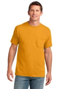Unisex Core Cotton Pocket Tee -Jiffyshirts Sales Store 0a20cbceb366b2