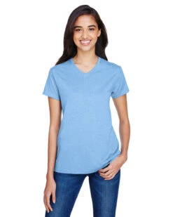 Ladies' Topflight Heather V-Neck T-Shirt 19 Ladies' Topflight Heather V-Neck T-Shirt -Jiffyshirts Sales Store 0a4b5ef9834c6d