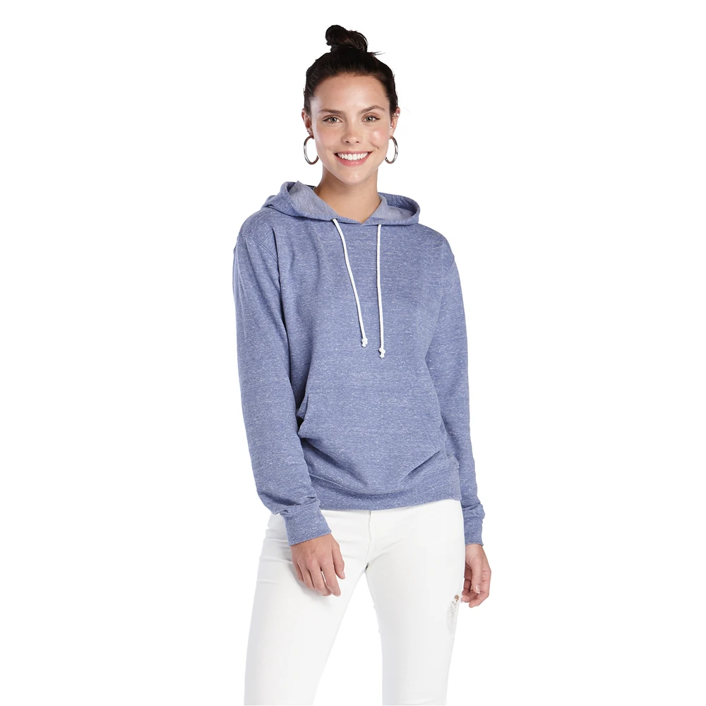 Delta Adult Unisex Snow Heather 7.5 Oz French Terry Hoodie 10 Delta Adult Unisex Snow Heather 7.5 Oz French Terry Hoodie - Image 8