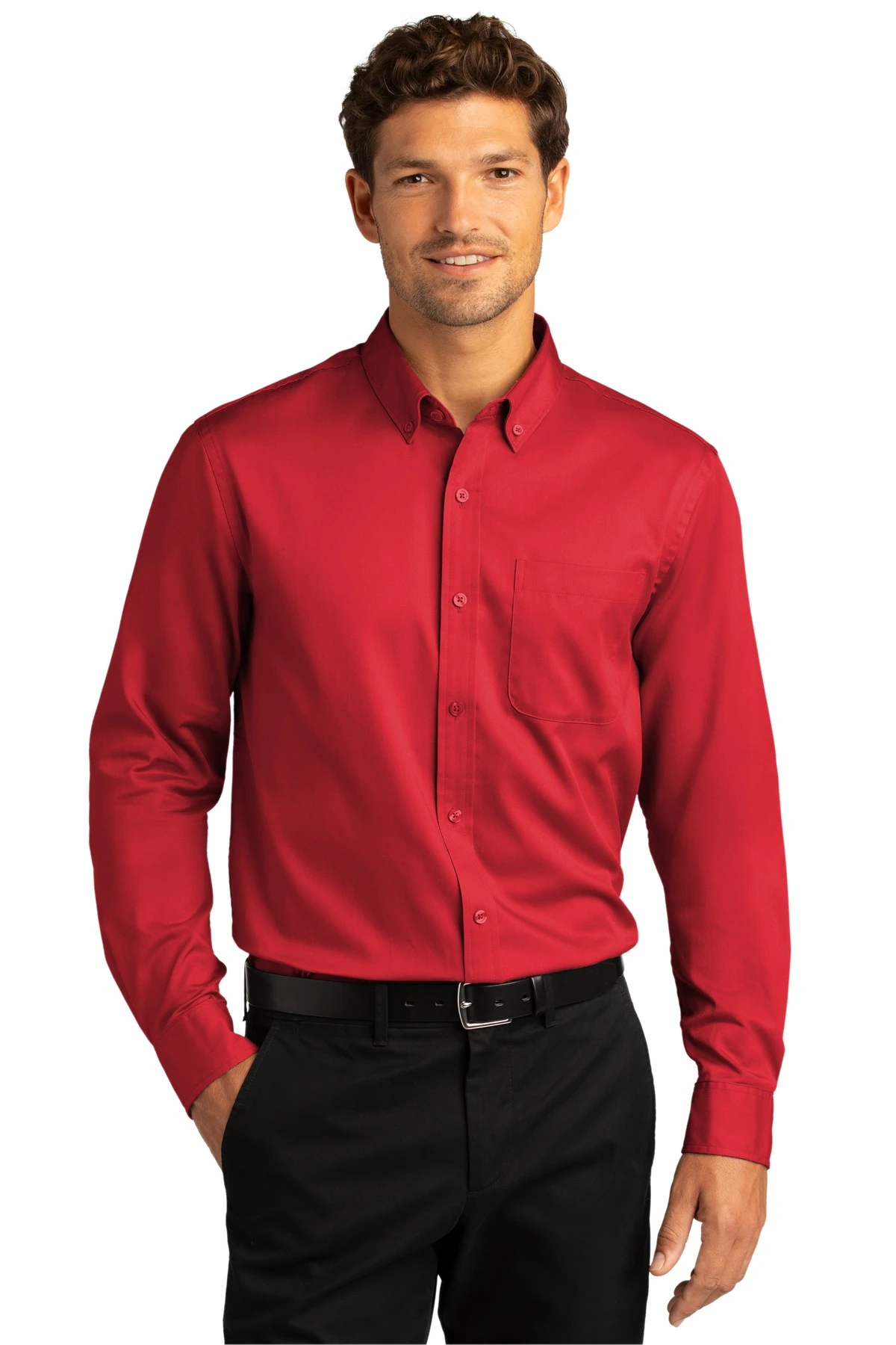 Long Sleeve SuperPro React™ Twill Shirt 11 Long Sleeve SuperPro React™ Twill Shirt - Image 9