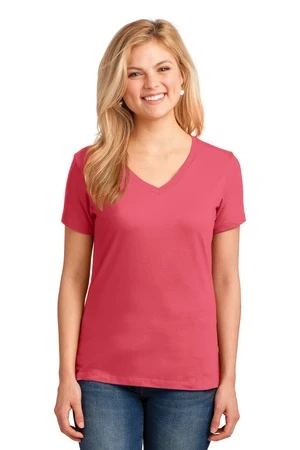 Ladies Core Cotton V-Neck Tee 19 Ladies Core Cotton V-Neck Tee - Image 17