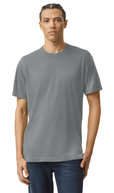 Unisex Triblend USA Made Short-Sleeve Track T-Shirt 7 Unisex Triblend USA Made Short-Sleeve Track T-Shirt - Image 5