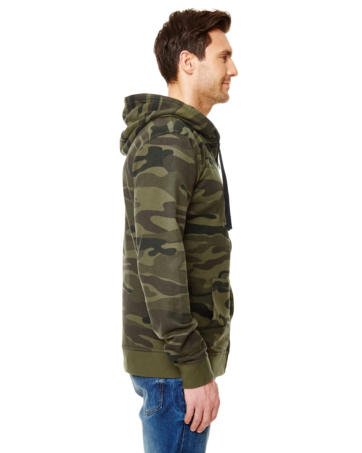 Unisex Camo Full-Zip Hood 4 Unisex Camo Full-Zip Hood - Image 2