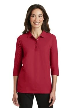 Ladies Silk Touch 3/4-Sleeve Polo 16 Ladies Silk Touch 3/4-Sleeve Polo -Jiffyshirts Sales Store 0dd3f0e254d386