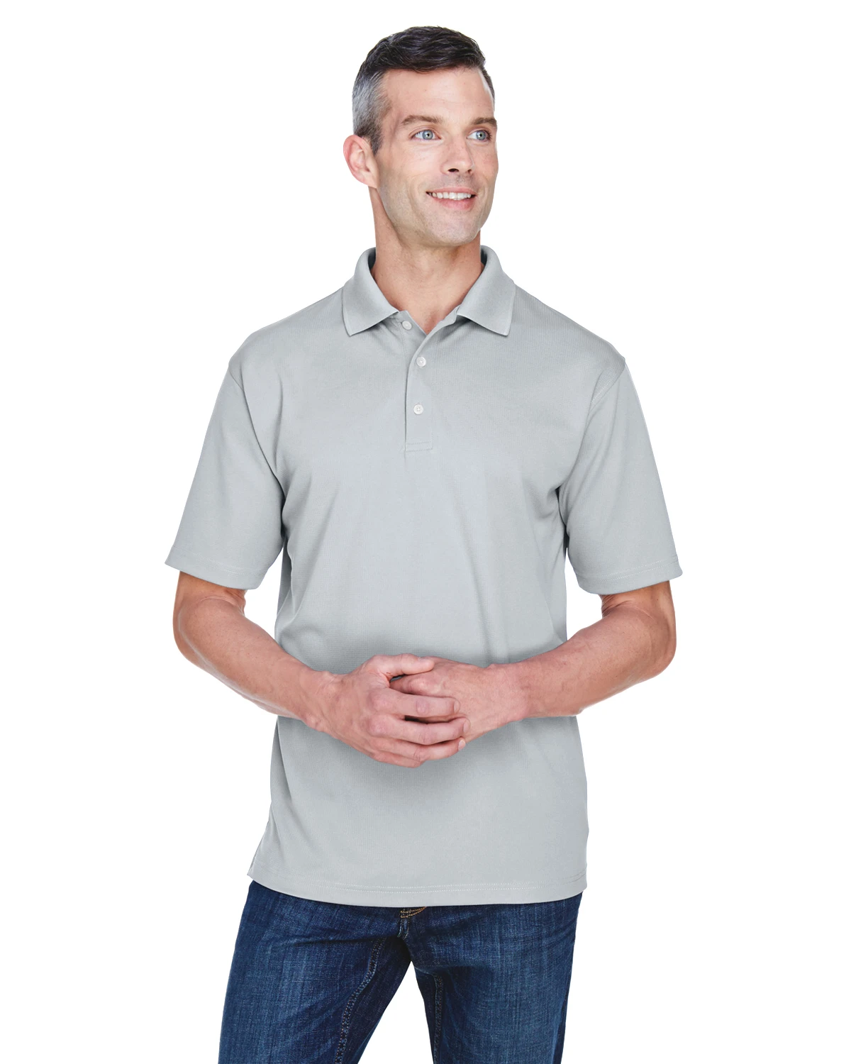 Men's Cool & Dry Stain-Release Performance Polo 8 Men's Cool & Dry Stain-Release Performance Polo - Image 6
