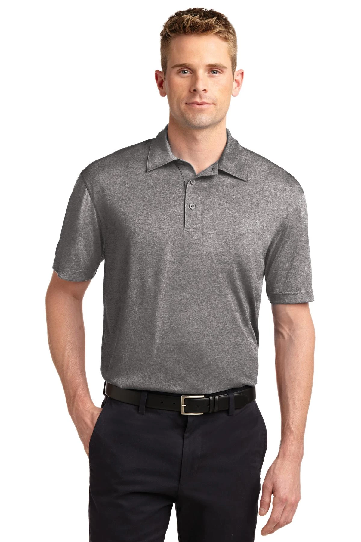 Men's Heather Contender Polo 7 Men's Heather Contender Polo - Image 5