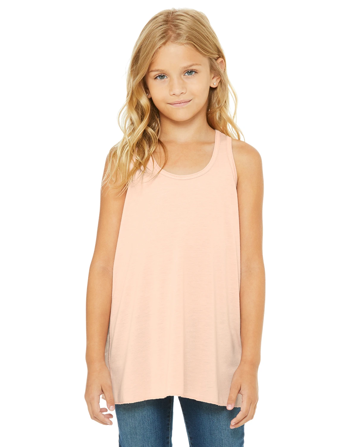 Youth Flowy Racerback Tank 12 Youth Flowy Racerback Tank - Image 10