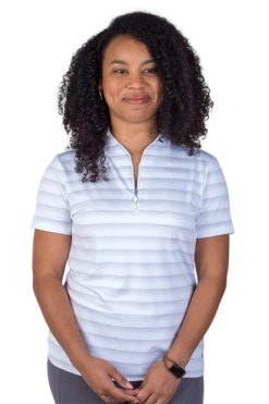 Greg Norman Women's LAB Stripe Polo -Jiffyshirts Sales Store 0e9f72844015b1