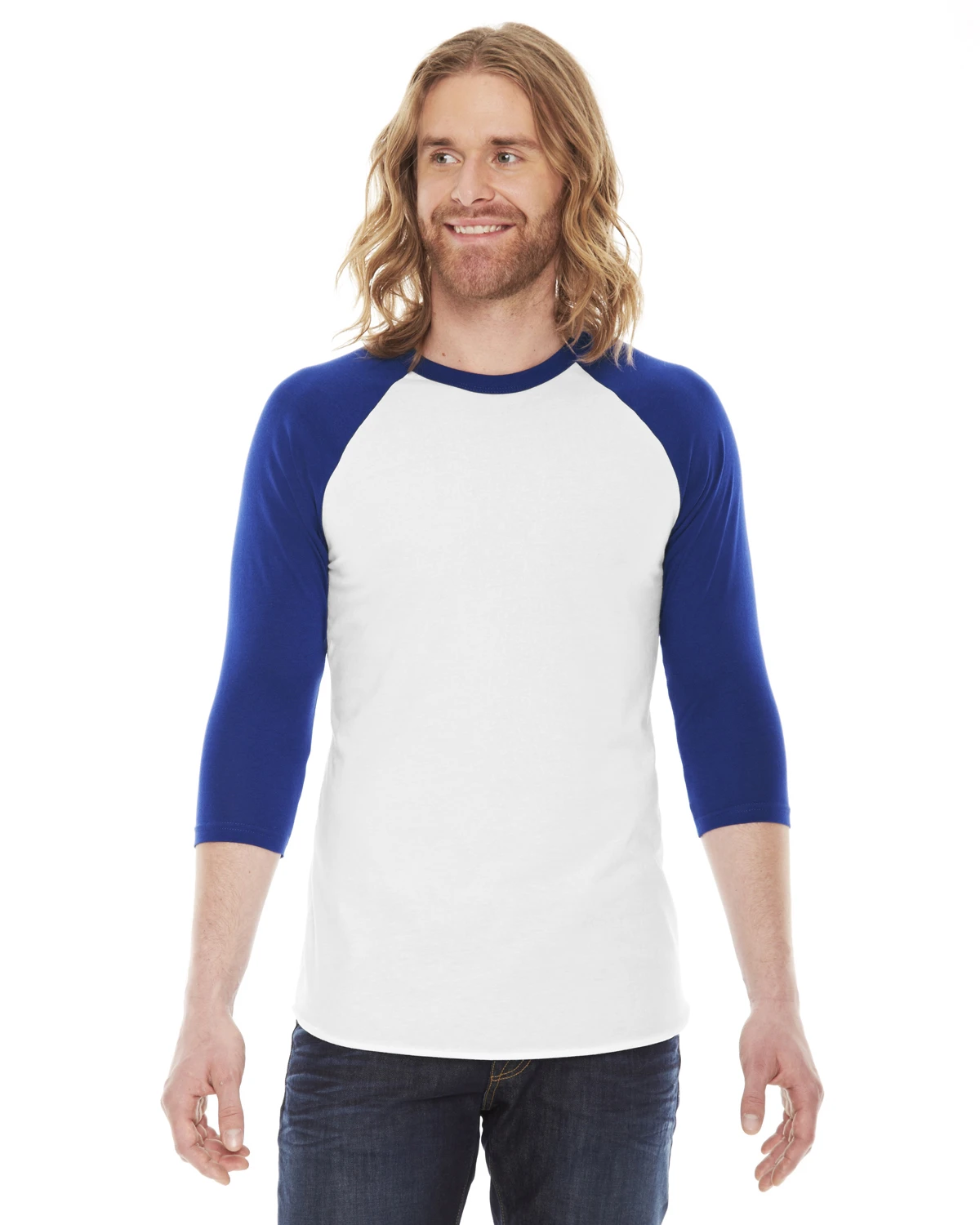 Unisex Poly-Cotton 3/4-Sleeve Raglan T-Shirt 20 Unisex Poly-Cotton 3/4-Sleeve Raglan T-Shirt - Image 18