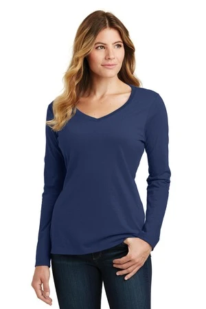 Ladies Long Sleeve Fan Favorite V-Neck Tee 18 Ladies Long Sleeve Fan Favorite V-Neck Tee - Image 16