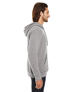 Unisex Triblend French Terry Hoodie 4 Unisex Triblend French Terry Hoodie - Image 2