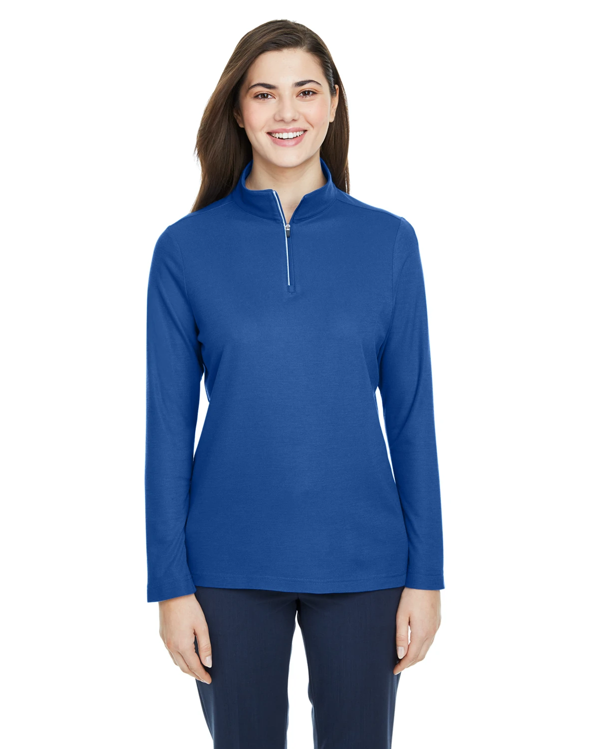 Ladies' Fusion ChromaSoft™ Pique Quarter-Zip 13 Ladies' Fusion ChromaSoft™ Pique Quarter-Zip - Image 11