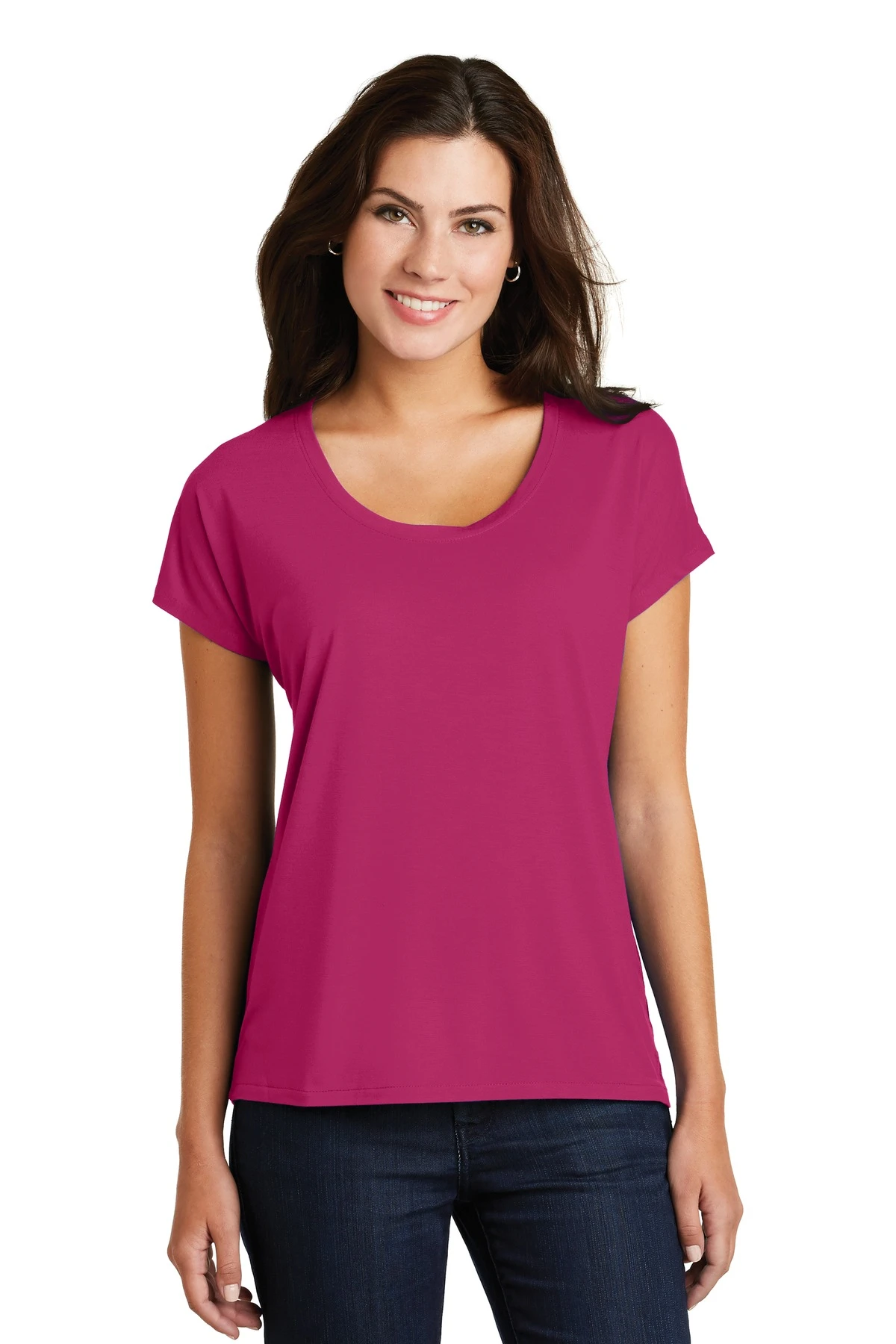 District Ladies' Drapey Dolman Tee 9 District Ladies' Drapey Dolman Tee - Image 7