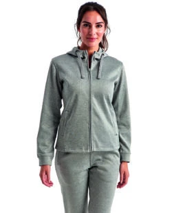 Ladies' Spun Dye Full-Zip Hooded Sweatshirt -Jiffyshirts Sales Store 102bf1d80466f7