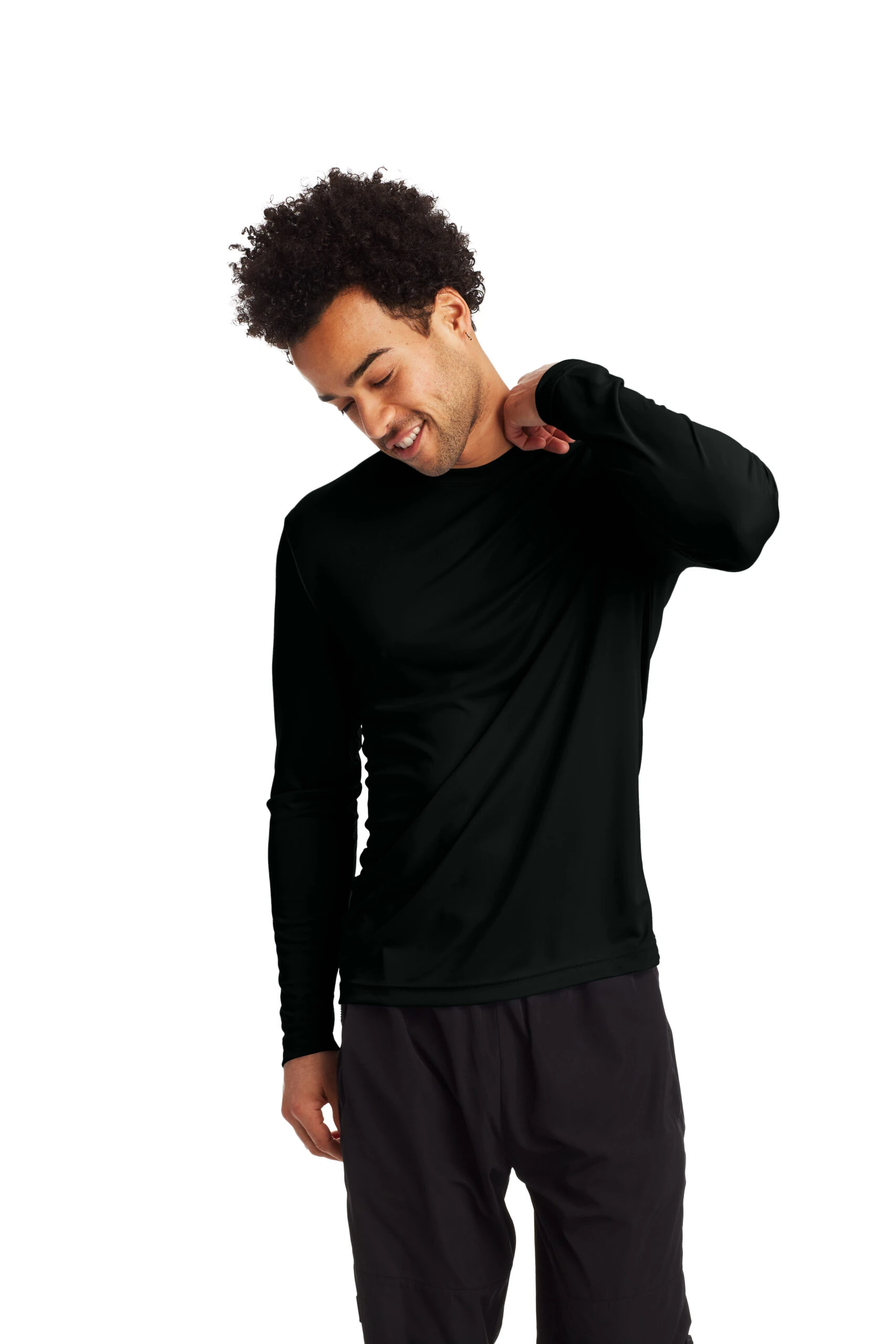 Hanes Unisex Cool DRI® Long Sleeve Tee 8 Hanes Unisex Cool DRI® Long Sleeve Tee - Image 6