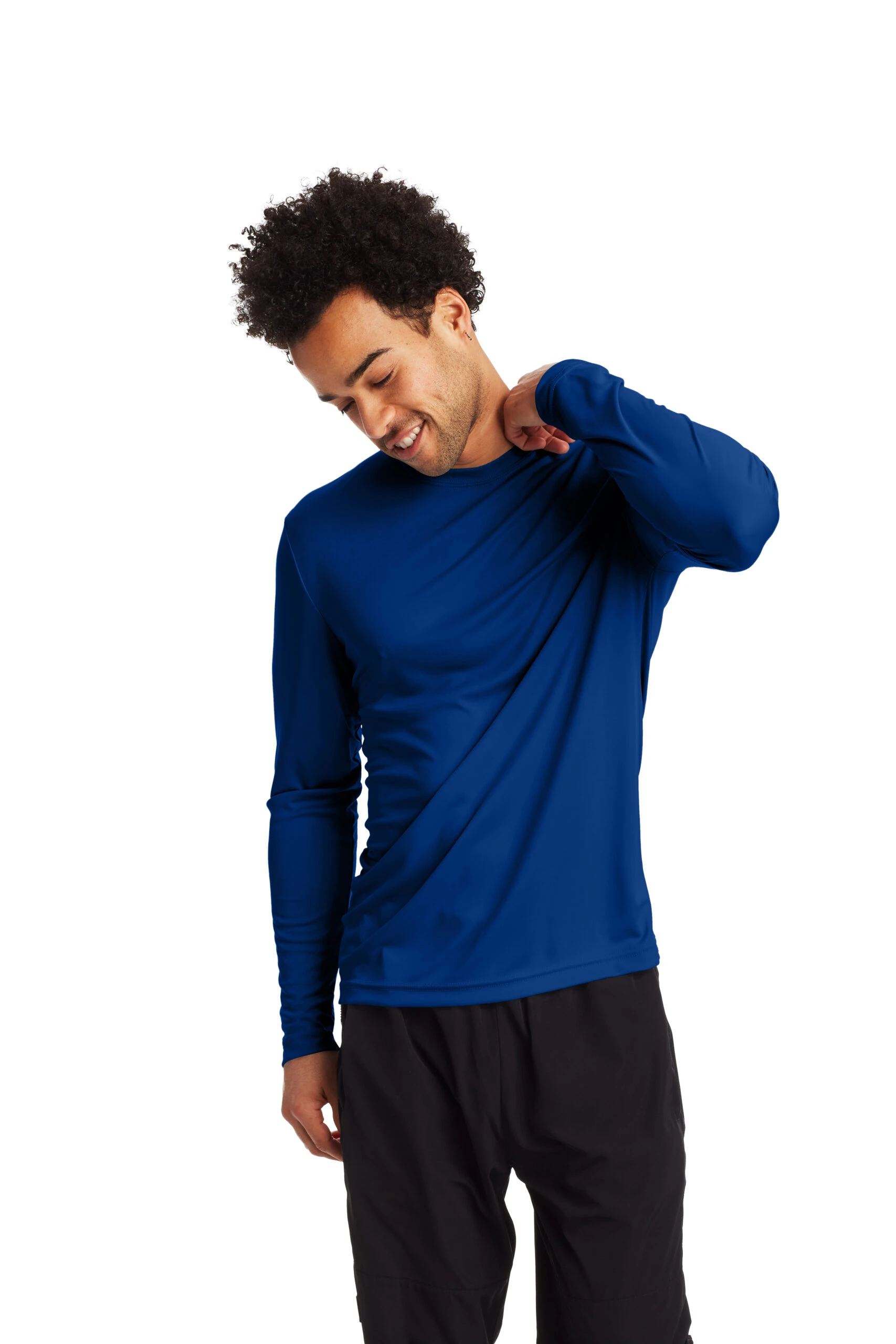 Hanes Unisex Cool DRI® Long Sleeve Tee 10 Hanes Unisex Cool DRI® Long Sleeve Tee - Image 8