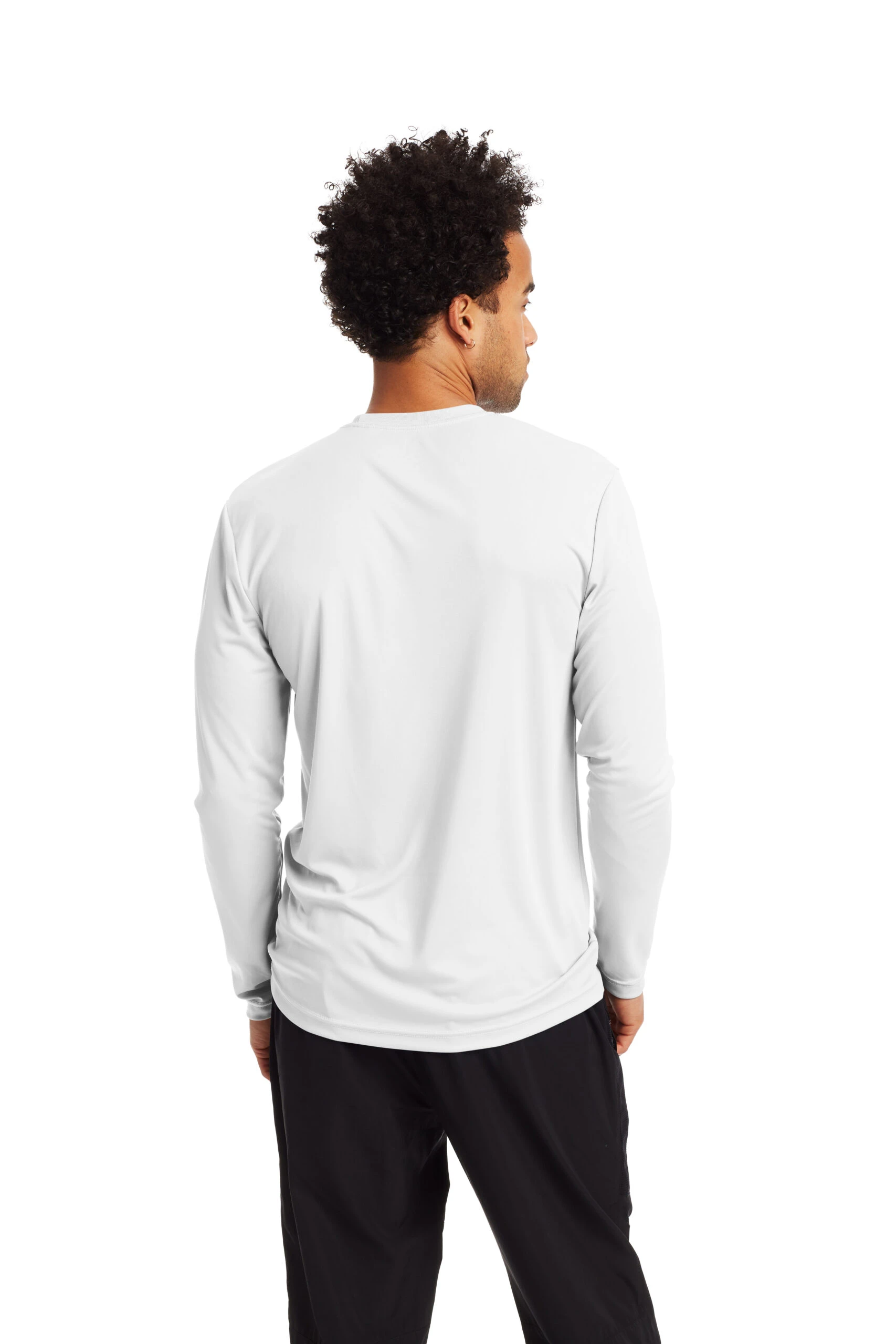 Hanes Unisex Cool DRI® Long Sleeve Tee 5 Hanes Unisex Cool DRI® Long Sleeve Tee - Image 3