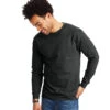 Hanes Unisex 6.1 Oz. Beefy-T® Long Sleeve Tee 1 Hanes Unisex 6.1 Oz. Beefy-T® Long Sleeve Tee -Jiffyshirts Sales Store 104996B 5186 Black 6