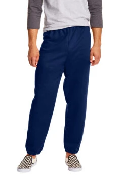 Hanes Unisex Ecosmart® Sweatpant -Jiffyshirts Sales Store 105001 P650 Navy 6